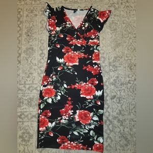 4/$20 Women's Rose Bodycon Dress